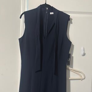 New York & Company Navy Jumpsuit